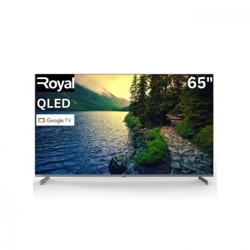 Royal 65″ Inches QLED Google Smart TV - Black + 12 MONTHS WARRANTY(RTV65QM20P)