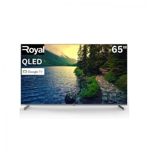 Royal 65″ Inches QLED Google Smart TV - Black + 12 MONTHS WARRANTY(RTV65QM20P)