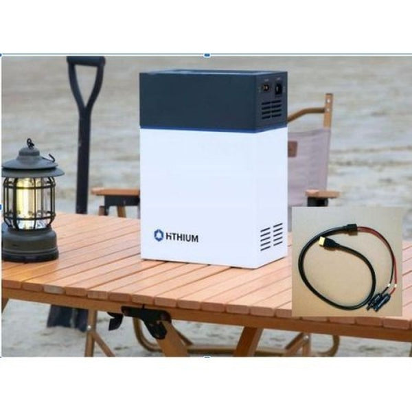 HITHIUM 1kWh Portable Power Station + Extention Box(Power Strip), Led Bulb (9W) & Buld Holder -