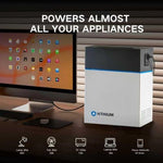 HITHIUM 1kWh Portable Power Station + Extention Box(Power Strip), Led Bulb (9W) & Buld Holder -