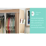 Cloth Closet Storage ，7 Storage Shelves & 2 Side Pockets