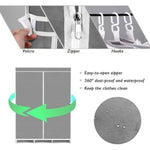 Cloth Closet Storage ，7 Storage Shelves & 2 Side Pockets