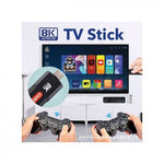 TXR Pro 8K Android TV Stick & Retro Game Console – Dual System Streaming Media Player with 15,00