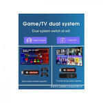 TXR Pro 8K Android TV Stick & Retro Game Console – Dual System Streaming Media Player with 15,00