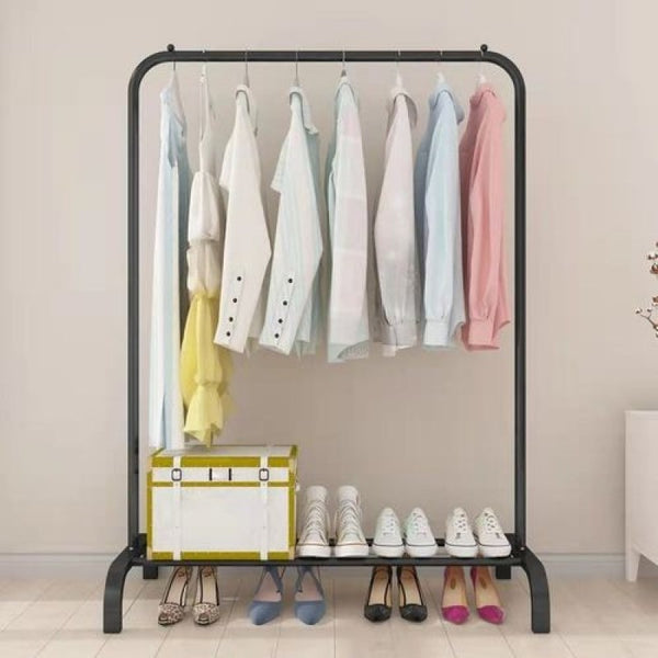 Quality Rack-Cloth Floor Hanger And Storage (Black Color )