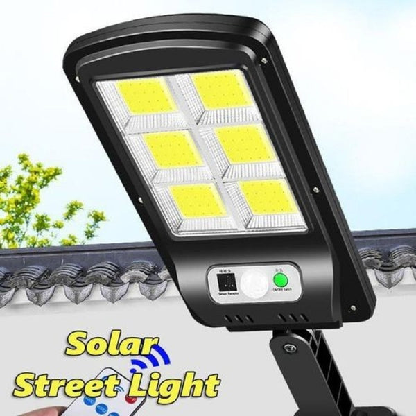 Solar Street Light 120COB Household Human Body Sensor Lamp Outdoor Garden Wall Lamp