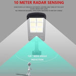 Solar Street Light 120COB Household Human Body Sensor Lamp Outdoor Garden Wall Lamp