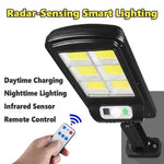Solar Street Light 120COB Household Human Body Sensor Lamp Outdoor Garden Wall Lamp