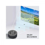 OIPETLUCK 1080p Mini LED Mobile Screen Projector Portable