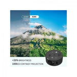 OIPETLUCK 1080p Mini LED Mobile Screen Projector Portable