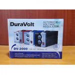 Official Store Duravolt 2000VA Relay Automatic Voltage Stabilizer DV-2000 Blue Red or Black