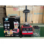 TropicWhirl Blender 2L 2 Cups (Model: 1589), 650W - Red/Black