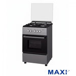 Maxi MAXI STANDING 60X60 GAS COOKER 4B BASIC GREY