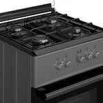 Maxi MAXI STANDING 60X60 GAS COOKER 4B BASIC GREY
