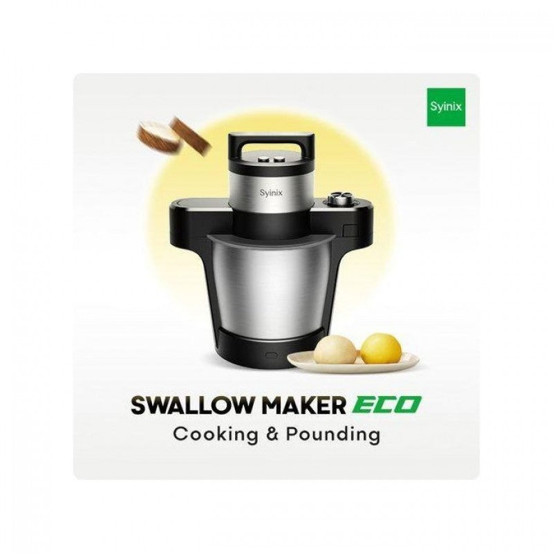 Syinix Swallow Maker ECO -Cook & Pound Yam/Fufu Multi Functional