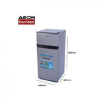 Aeon 70L Double Door Fridge (ART85GJ) - Dark Grey