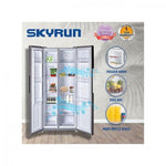 Skyrun 450 Litres Side By Side No Frost Fridge (BCD-450W) - Gray
