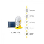 Sun King Solar Fan With 20W Solar Panel