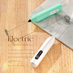 Egg beater, electric milk frother, milk frother, household coffee frother, mini blender, tool for ba