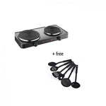 Electric Cooker Hot Plate-Double Burner + Free Gift