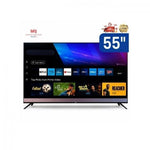 Mi+ (MiJ) 55” Digital Satellite UHD Smart LED TV – Android OS, Bluetooth, HDR, HDMI, USB (MIJ - D553