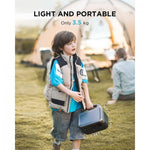 ECOFLOW Portable Power Station RIVER 2, 256Wh LiFeP04 Battery/ 1 Hour Fast Charging, Up To 600W Outp