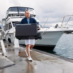 ECOFLOW GLACIER, 36L Portable Dual-Zone Fridge Freezer, 39H Off-Grid Cooling, AC/Solar/Car Powered C
