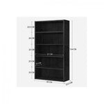 LASA 5-Tier Bookcase – Sturdy & Adjustable Shelving Unit