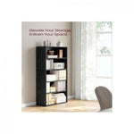 LASA 5-Tier Bookcase – Sturdy & Adjustable Shelving Unit