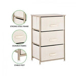 LASA 3-Tier Fabric Cabinet – Space Saver