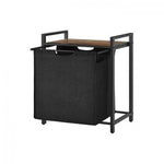 LASA 65L Laundry Basket - Compact Design, Pull-Out Liner & Storage Shelf