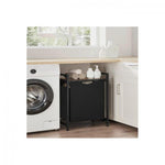 LASA 65L Laundry Basket - Compact Design, Pull-Out Liner & Storage Shelf