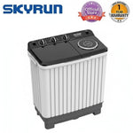 Skyrun 7kg Twin Tub Semi-automatic Washing Machine (SPB80-E05S).