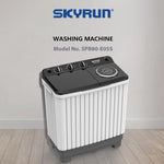 Skyrun 7kg Twin Tub Semi-automatic Washing Machine (SPB80-E05S).